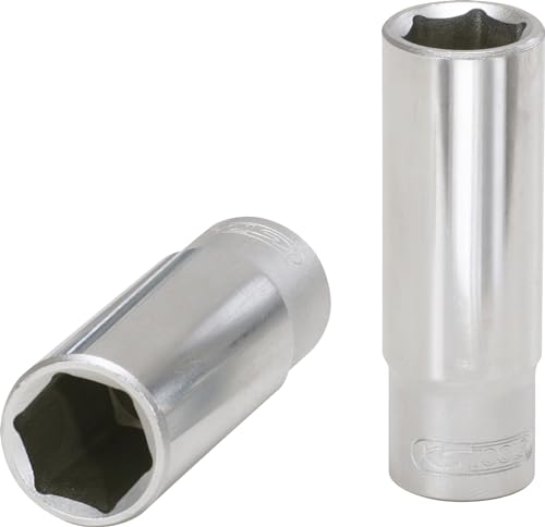 KS Tools 917.1430-E 1/4 Hexagonal Socket, Long, 10 mm