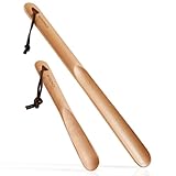 Shoe Horn Long Handle for Seniors Men Women, Small Shoe Spoon for Kids, 2pcs Boot Horn Shoe Helper for Home or Travel