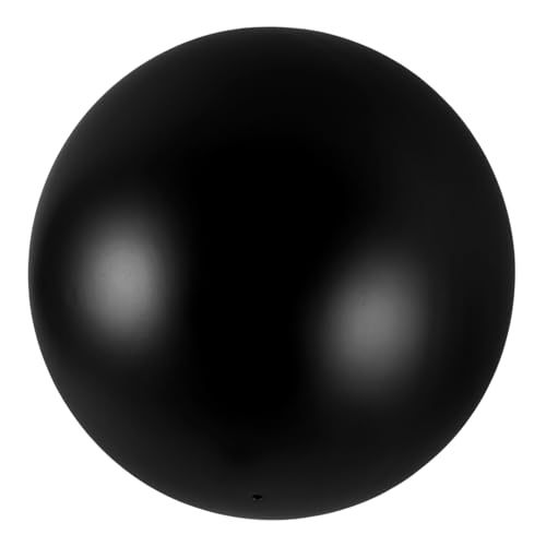 Alipis Boule De Jardin Acier Miroir Réfléchissant Ornement Décoratif Extérieur Globe De Regard Noir Mat pour Espace