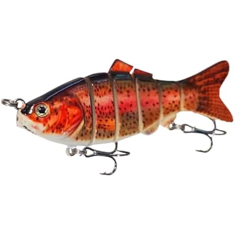 4" Real Fish Rainbow Trout Swimbait Lure Cover