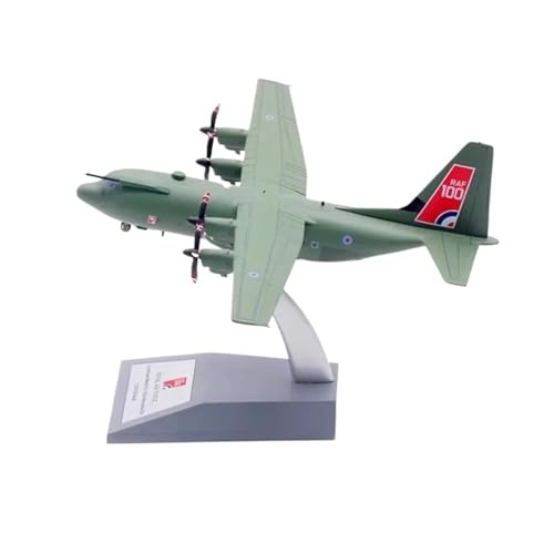 Kit de construcción de modelo C-130J Hercules 1:200 avión de transporte militar rojo