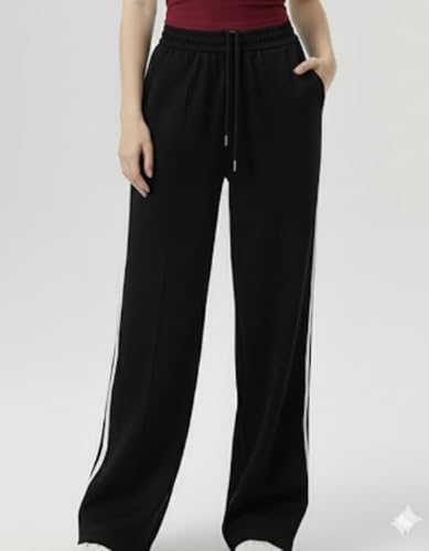 Image of FASHA Women Jogger & Crop Top Set | Stylish 2-Piece Co-Ord Lounge Wear for Women | High Waist Joggers with Trendy Crop Top | Casual Wear | Gym Wear | Travel Outfit|Tracksuit Co-Ord for Girls