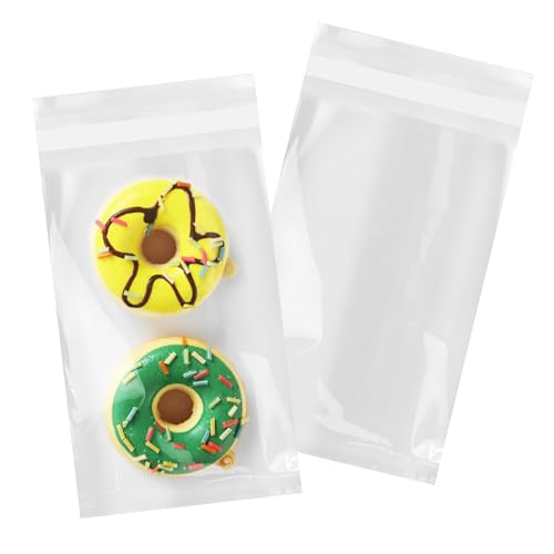 500 Pack - 8 x 10 Self Sealing Cellophane Bags - Clear Cello Resealable Plastic Poly Bags for Art Prints Packaging Photo Jewelry product thumbnail 2