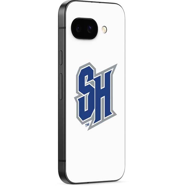 Skinit Decal Phone Skin Compatible with Google Pixel 9a - Officially Licensed Seton Hall University Pirate Blue Design