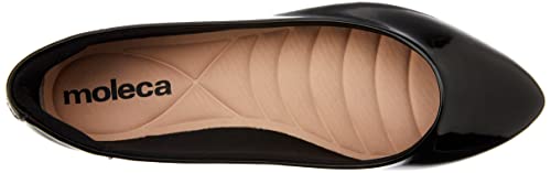 Sapatilha Moleca Verniz Premium Feminino, Preto, 36