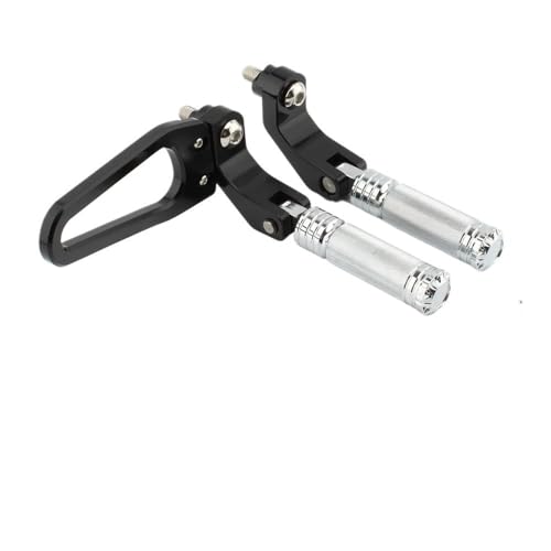 Repose-Pieds Arrière avec Support Moto R18B Antidérapant pour Modèles Bagger 2020-2023