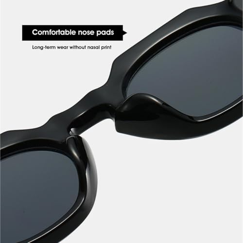 Lunettes de soleil polygonales avec protection intégrale UV400 anti-reflets - 4