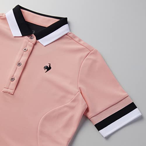 [ルコックスポルティフゴルフ] ゴルフ 半袖シャツ 【RIJOUME】 吸汗速乾 ストレッチ UPF50 ECO プリーツ QGWTJA21 レディース BK00(ブラック) S 3枚目