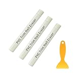 PVC Trim Nail Eraser White, Nail Hole Filler Stick to Erase a Hole, Nail Hole Filler for Unpainted PVC Trim, Fills Small Nail Holes