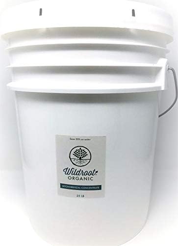 Wildroot Organic Mycorrhizal Concentrate (16 Species) 100% USA Made Mycorrhizae Inoculant Powder for Explosive Plant Root Growth -1 Scoop (About 1.35 TBS.) Makes 5-10 Gallons (Powder, 25 lbs.)