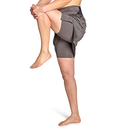 Tommie Copper Women's Pro-Grade Lower Back Support Skort - Slate Grey, Small
