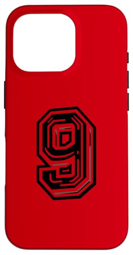 9 �u���b�N "Nine Wins" - �i���o�[9 �X�|�[�c�`�[������ �X�}�z�P�[�X iPhone 16 Pro �p