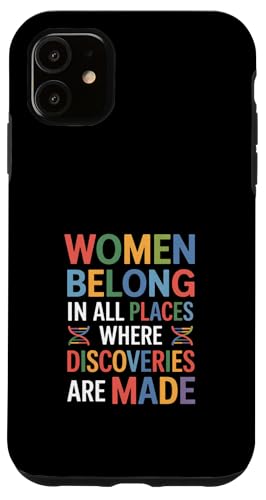 Women Belong Discoveries Being Made Funny �i�� �X�}�z�P�[�X iPhone 11 �p