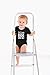 AW Fashions Don't Look At Me, The Dog Did It! Baby Bodysuit Funny Newborn Outfit for Boys or Girls Romper (12 Months, Black)