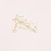Produktbild Haodou 1 Stücke Haarspangen Haarschmuck Verschönerungen Haarnadel Zubehör Kopfschmuck für Mädchen und Fraue,7cm,Golden