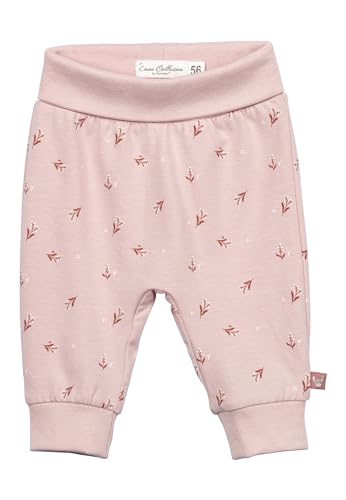 Sterntaler Hose Blümchen - Mädchen Babyhose mit Allover Print - Jogginghose aus Baumwolljersey mit elastischen Bündchen - Bequeme Kinder Schlupfhose, Kinderkleidung ab Geburt, zartrosa, Größe 56