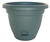 Bloem Living LP1852 Lucca Self-Watering Planter, 18-Inch, Midsummer Night