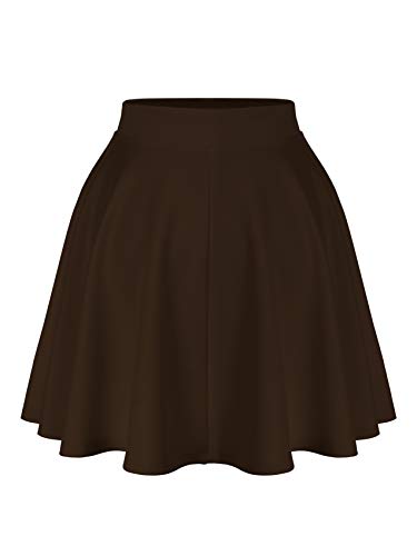 DFF Shop Women's Basic Versatile Flared Skater Skirt (Size: S - 3X)3