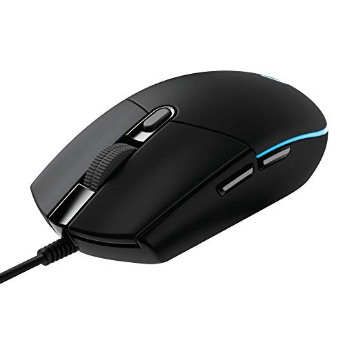 Logitech G102 Prodigy Mouse Gaming, 6000 DPI, RGB, Compatibile con PC e Mac, Nero