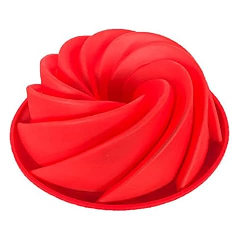 Xinlie Napfkuchen Back Form Backform der Serie Emaille Napfkuchenform Kuchenform Silikonbackform Tortenformen Gugelhupfform Antihaft Wiederverwendbare Kuchenform Set Gugelhupf Backform Cover