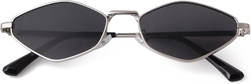 Image of IFLASH Retro Diamond Shape Sunglasses For Men & Women