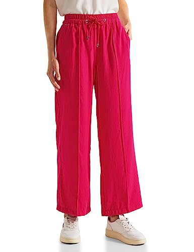 Street One Women's A376643 High Waisted Culotte, Intense Berry, 36W x 30L