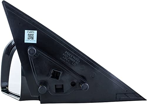 Driver Side Mirror For (2006 2007 2008 2009 2010) Hyundai Sonata Unpainted Heated Power Operated Right Outside Rear View Replacement Door Mirror - Parts Link #: Hy1320149 #TOP1