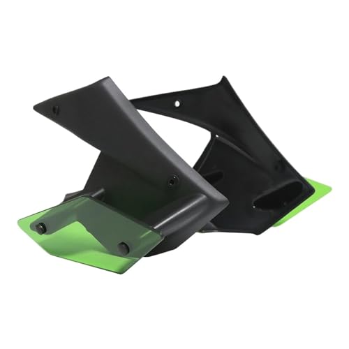 Carénage ailes fixes Kawasaki Z900 pour réduire guidonnage becquet vert
