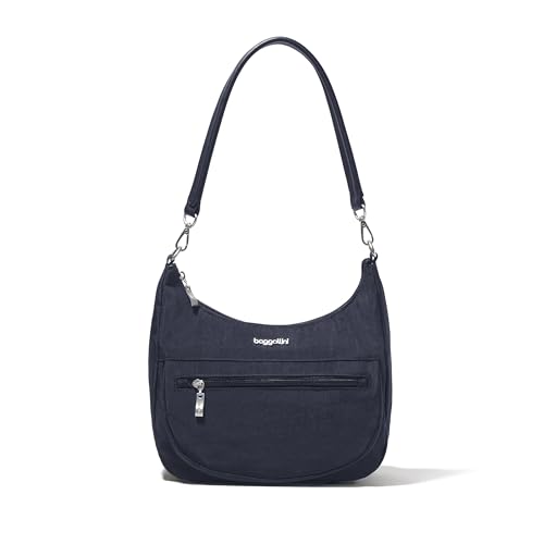 Image of Baggallini Modern Pocket Half Moon 11 inchx10.5 inch Shoulder Women W /Replaceable Straps Converts to Crossbody Bag