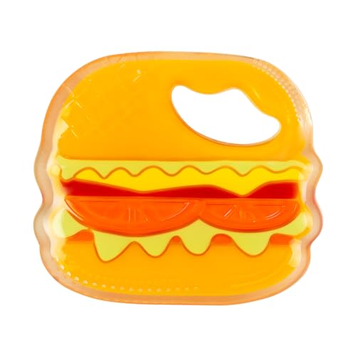 Image of Mee Mee Multi-Textured Soft Silicone Teether (Orange)