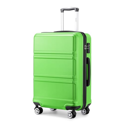 Kono Fashion Hand Luggage Lightweight ABS Hard Shell Trolley Travel Suitcase with TSA Combination Lock and 4 Wheels Cabin Carry-on Suitcases (20