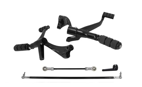 Commandes avancées moto Sportster Iron 883 kit repose-pieds en acier usiné rigide