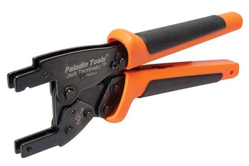 Image of Paladin Tools PA8100 Universal Jack Terminator Crimper Frame | Professional Grade Jack Termination Tool | Crimper Frame Only (POE Ethernet Compatible)