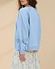 Gacaky Sweatshirt for Women Oversized Fleece Embro... #4