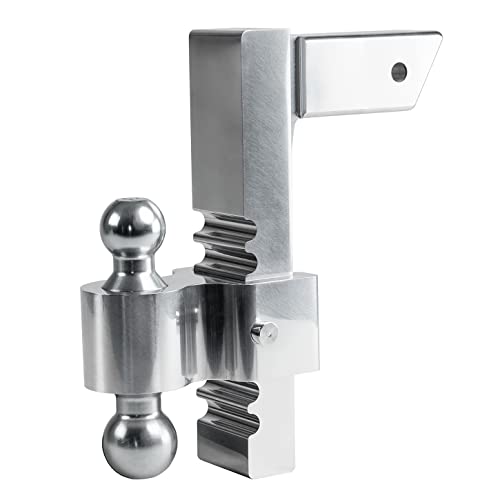 ANDERSEN HITCHES | Truck Tow Accessories | Rapid Hitch | Adjustable Extra Heavy Duty Trailer Hitch | 1,500 lb tongue weight, Dual 2' and 2-5/16' Ball Receiver, 10-inch Aluminum Rise/Drop Shank | 3413