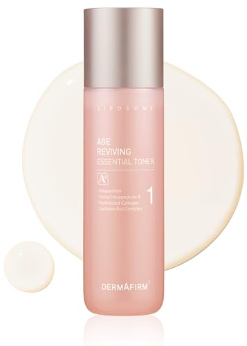 DERMAFIRM Age Reviving Essential Hydrating Toner A4 | Early Age-Defying Pore Firming Facial Toner with Collagen, Astasome & Peptide for All Skin Types | No Animal Trials No Paraben 6.76 fl oz