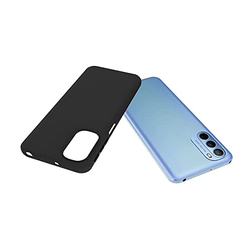 Image of Mobile Back Cover Case for Motorolo Moto G31 (4G) (Silicone Case|CameraProtection|Black SC1510)