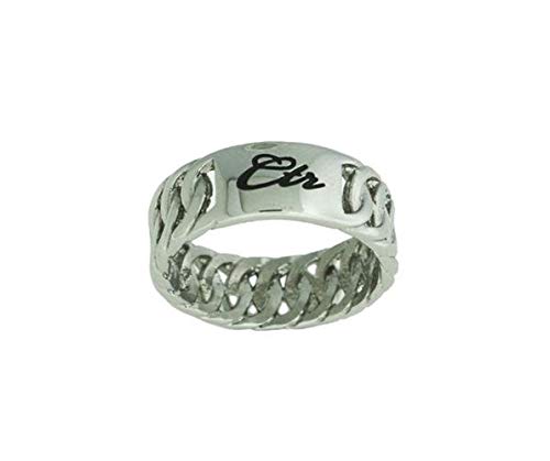 One Moment In Time J193 Size 5-9 Braid Stainless Steel Handmade Ring Mormon LDS CTR