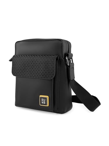 Image of EUME Packsy Sling Bag for Men & Women | Vegan Leather Crossbody Travel Bag | Magnetic Easy Access Pockets | Lightweight 3L Daily Use Bag