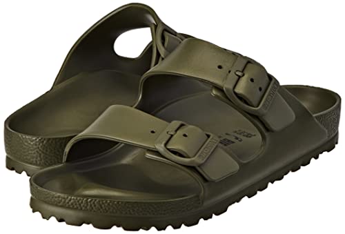 Image of birkenstock Arizona Eva Mules /Clogs Men Black Mules Shoes, Green, 8 US