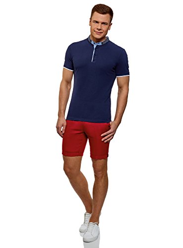 Oodji Ultra Uomo Pantaloncini in Lino con