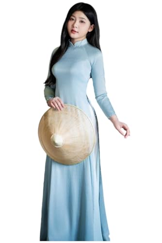 H4 Ao Dai No Pants Ao dai Vietnam Vietnamese Traditional Dress