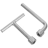 Cabilock 2 Stück Dreieckiger Schlüssel Schwer Für Universal- Dreieckige Buchse Dreikantschlüssel Pflicht Dreieckiges Schloss Elektroschrankschlüssel Silver Rostfreier Stahl