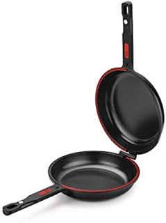 BRA Dupla Premiere Cast Aluminium Double Pan for Omelettes, Non-Stick, Suitable for All Cookers Including Induction 20 cm [Amazon Exclusive]