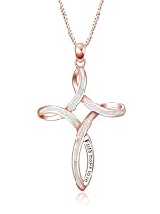 Rose Gold Plated Cross Necklace