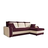 Ecksofa mit Schlaffunktion und 2 Bettkästen
