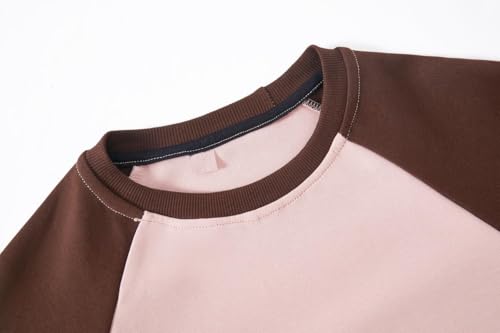 T.H.L.S Boys Girls Crewneck Sweatshirt, Midweight Soft Thick Cotton Pullover for Toddler Youth Kids4