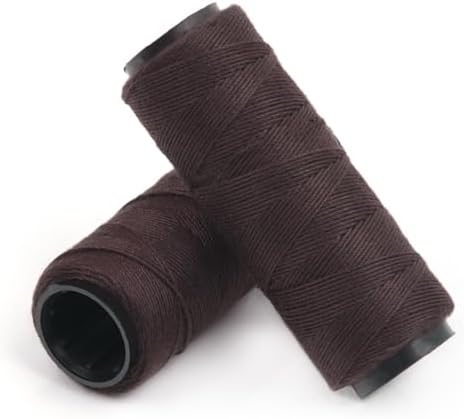 Vlasy 1 Pc Hair Extension Weave Thread Hair Salon Weaving Thread Hair Weave for Hair Extension Sewing Thread and Wig Making Needle 4# Brown
