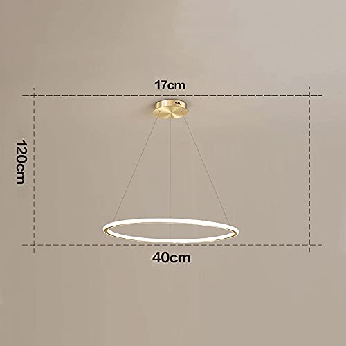 Lampes suspendues à LED 25W avec diffuseur minimaliste pour plafond