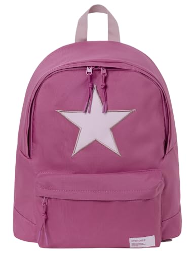 Sac à dos rose fille à motif étoile Springfield, accessoire tendance